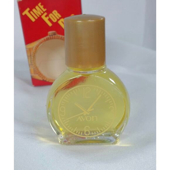 Avon Time For Dad Cologne Vintage Original Box Musk For Men Mini Fragrance 90s - Picture 9 of 10